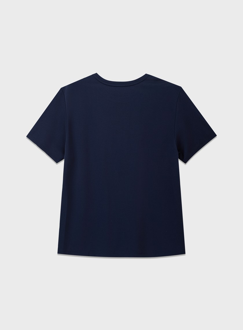 涼感抑菌撞色T-Shirt