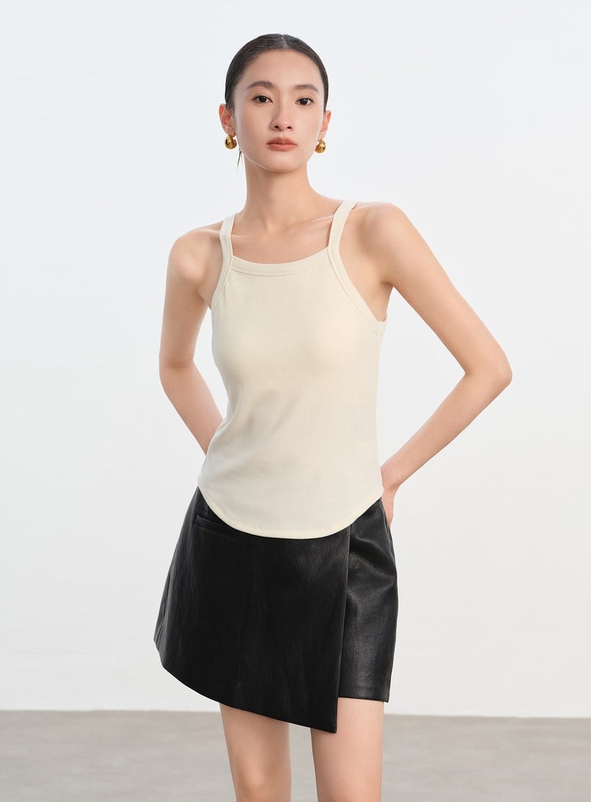 慵懶削肩Bra Top