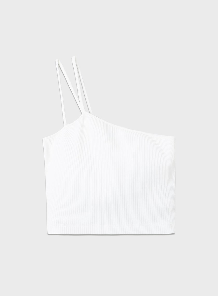單肩帶彈性內搭Bra Top
