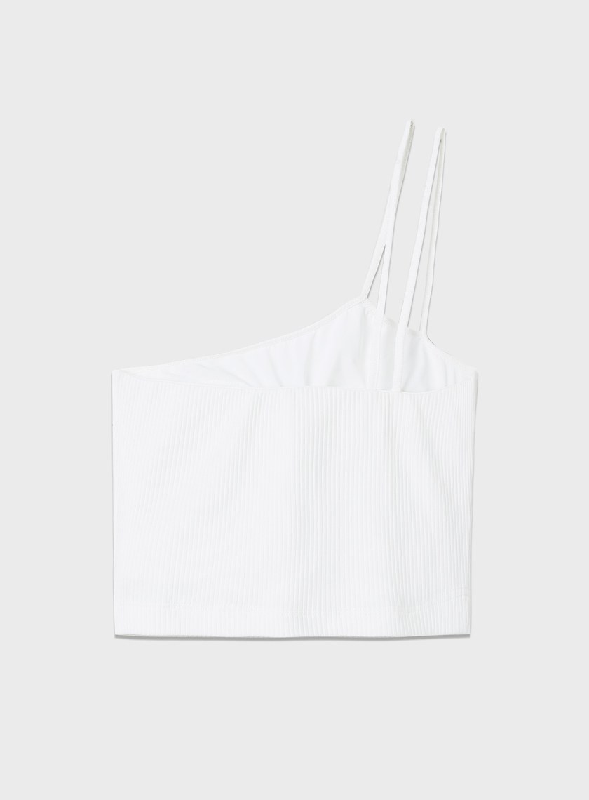 單肩帶彈性內搭Bra Top