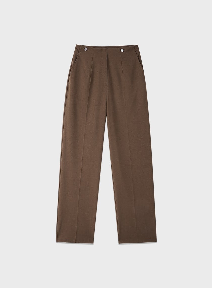 時髦兩件式片裙西裝長褲