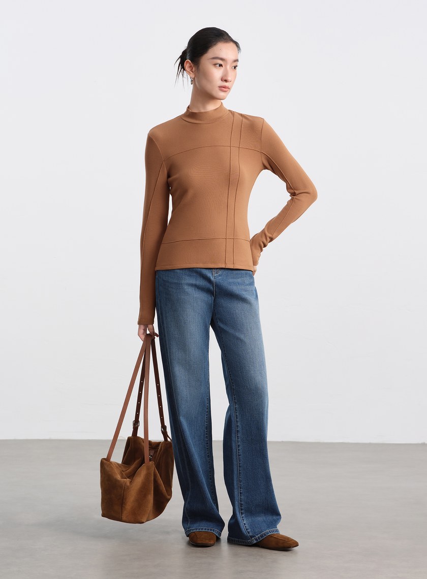 經典小直筒丹寧褲