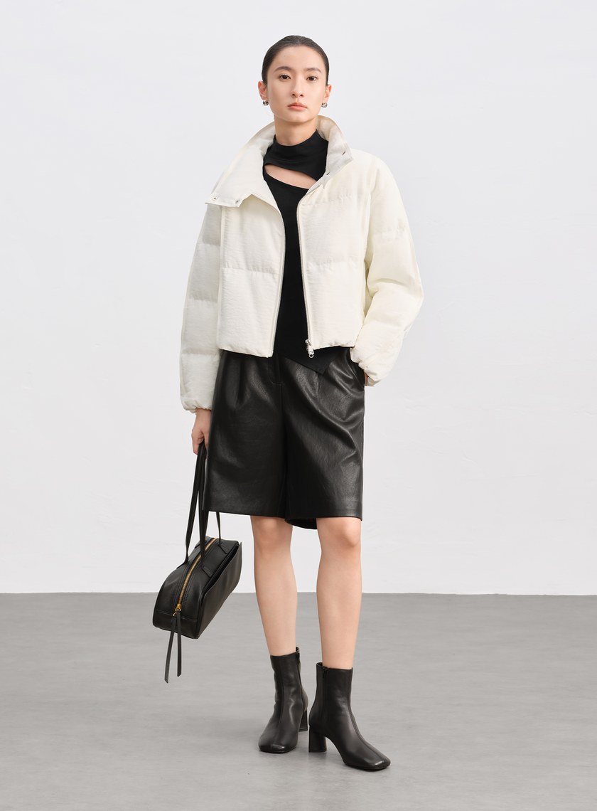 簍空造型感修身上衣