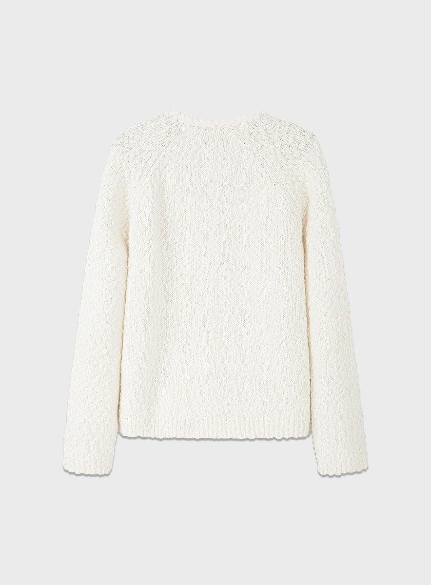 休閒肌理感V領毛衣