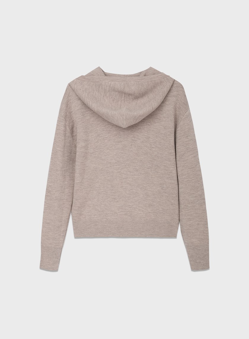 純羊毛連帽衛衣