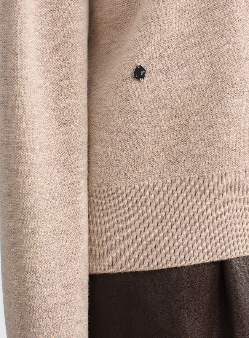 純羊毛連帽衛衣