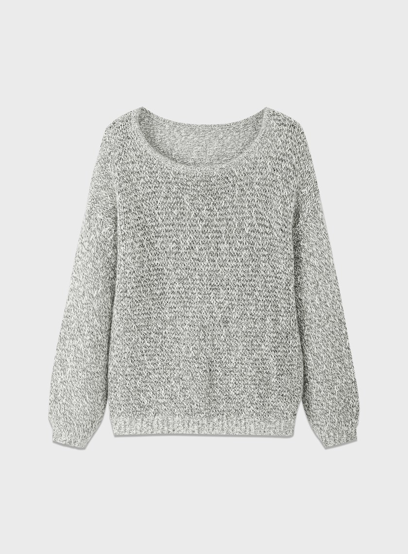 北歐風慵懶毛絨針織上衣