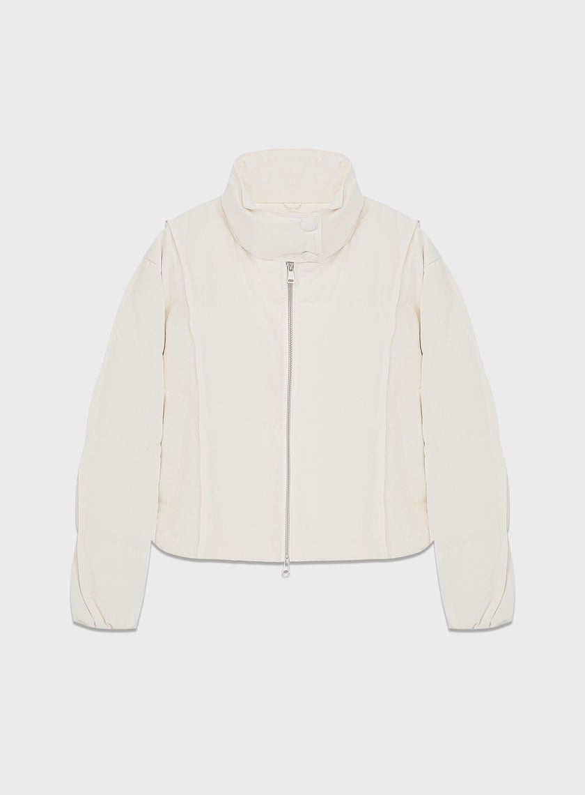 斜紋肌理立領防風夾克