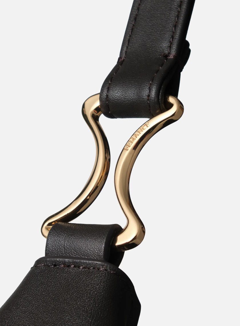 FEMANCE_Wander Hobo 不對稱慵懶感皮革托特包