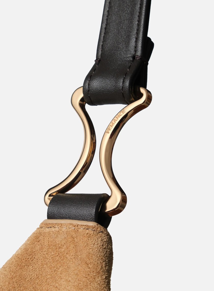 FEMANCE_Wander Hobo 不對稱慵懶感麂皮托特包