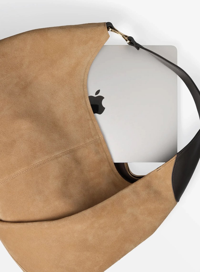 FEMANCE_Wander Hobo 不對稱慵懶感麂皮托特包