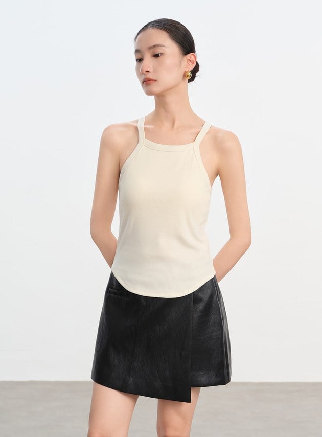 慵懶削肩Bra Top