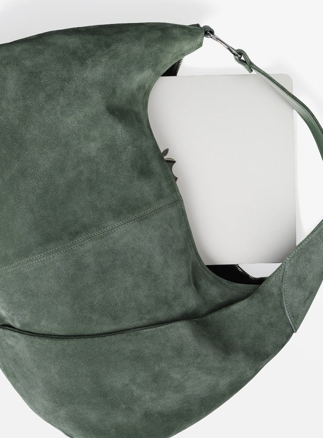 FEMANCE_Wander Hobo 不對稱慵懶感麂皮托特包