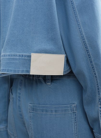 清新涼感天絲牛仔外套